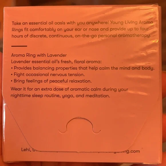 NEW sealed box of 8 aroma rings and bonus reflexology ring - Picture 3 of 4
